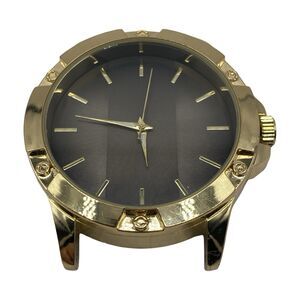 Accutime Watch Corp Men's Gold Tone Quartz Watch Running